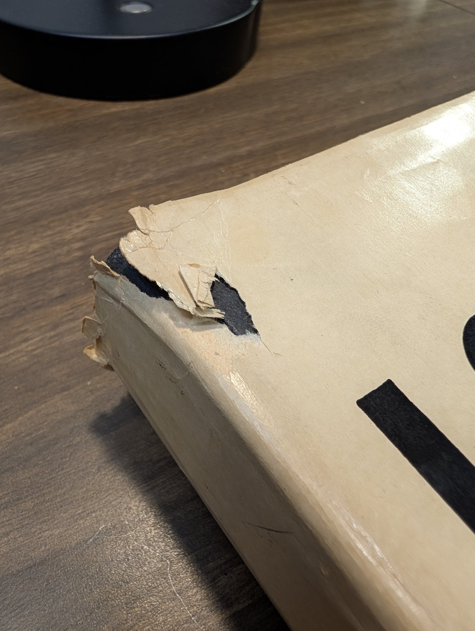 Lolita dust jacket before repair
